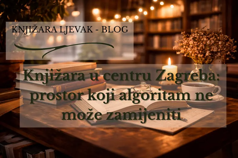 Knjižara u centru Zagreba: prostor koji algoritam ne može zamijeniti